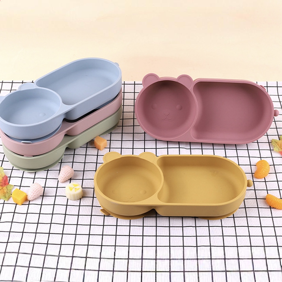 Baby Food Flavors - طفل كوب شفط من السيليكون وعاء