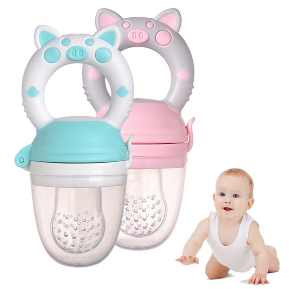 Baby Food Guide - مغذي طعام طازج من السيليكون للأطفال،