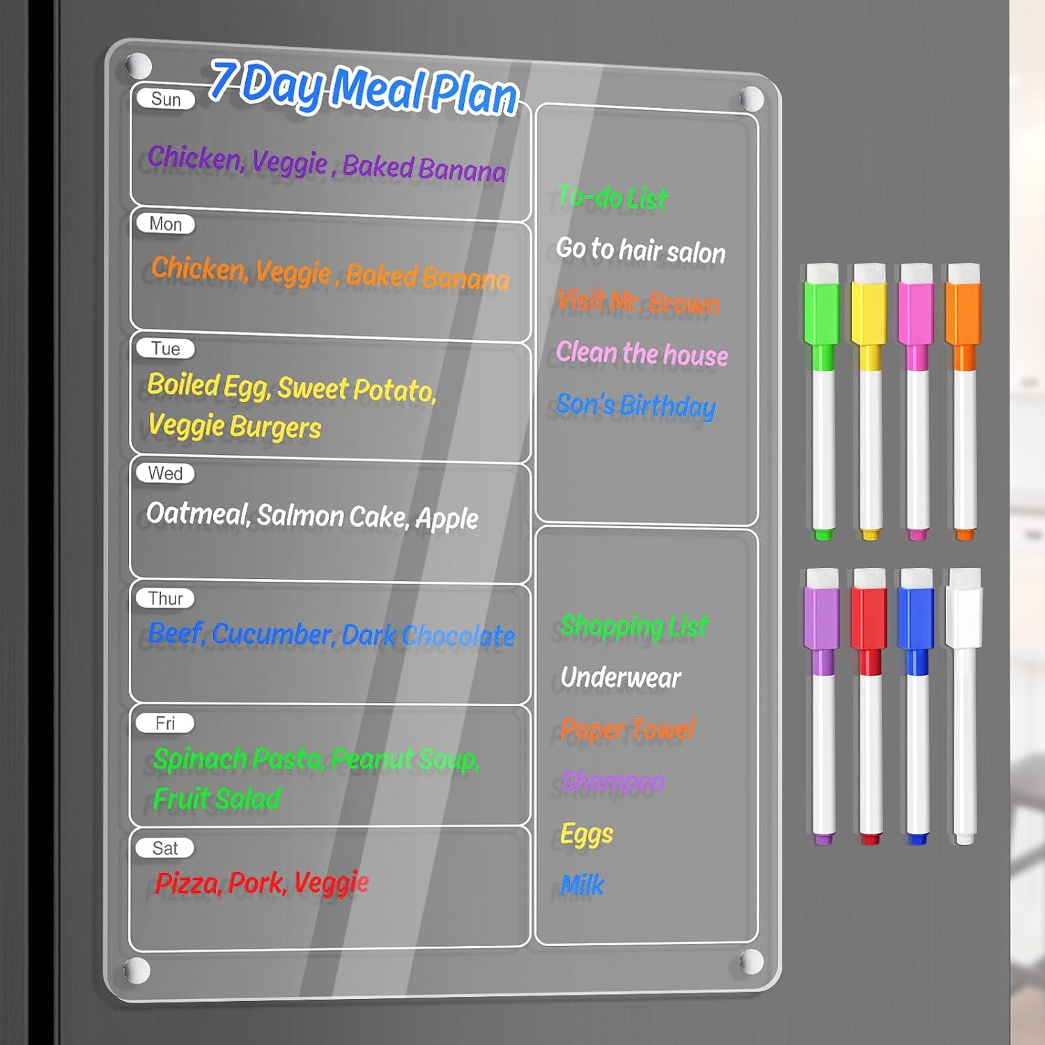 لوح تخطيط الوجبات الأسبوعية ال - مراجعة Baby Food Schedule وسعره