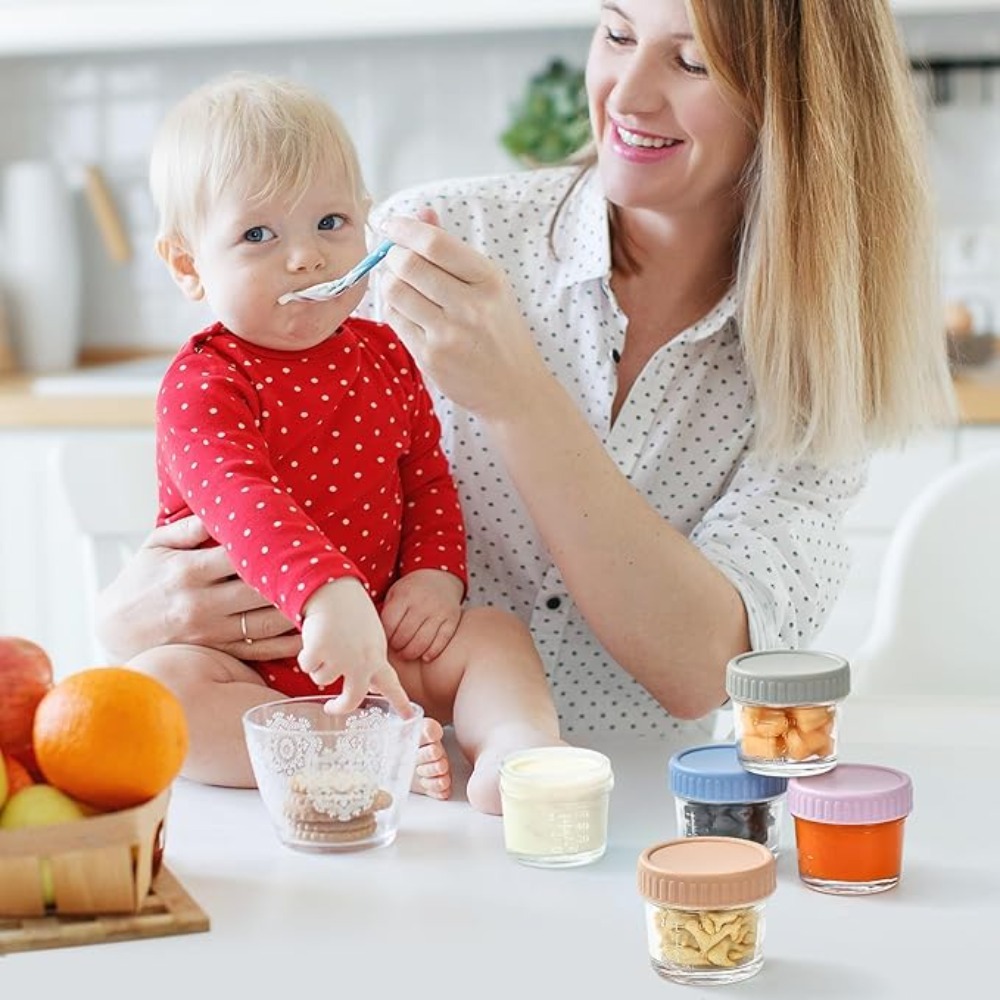 6 قطعة جرة ميسون الزجاج جرة أغ - مراجعة Baby Food Jars وسعره