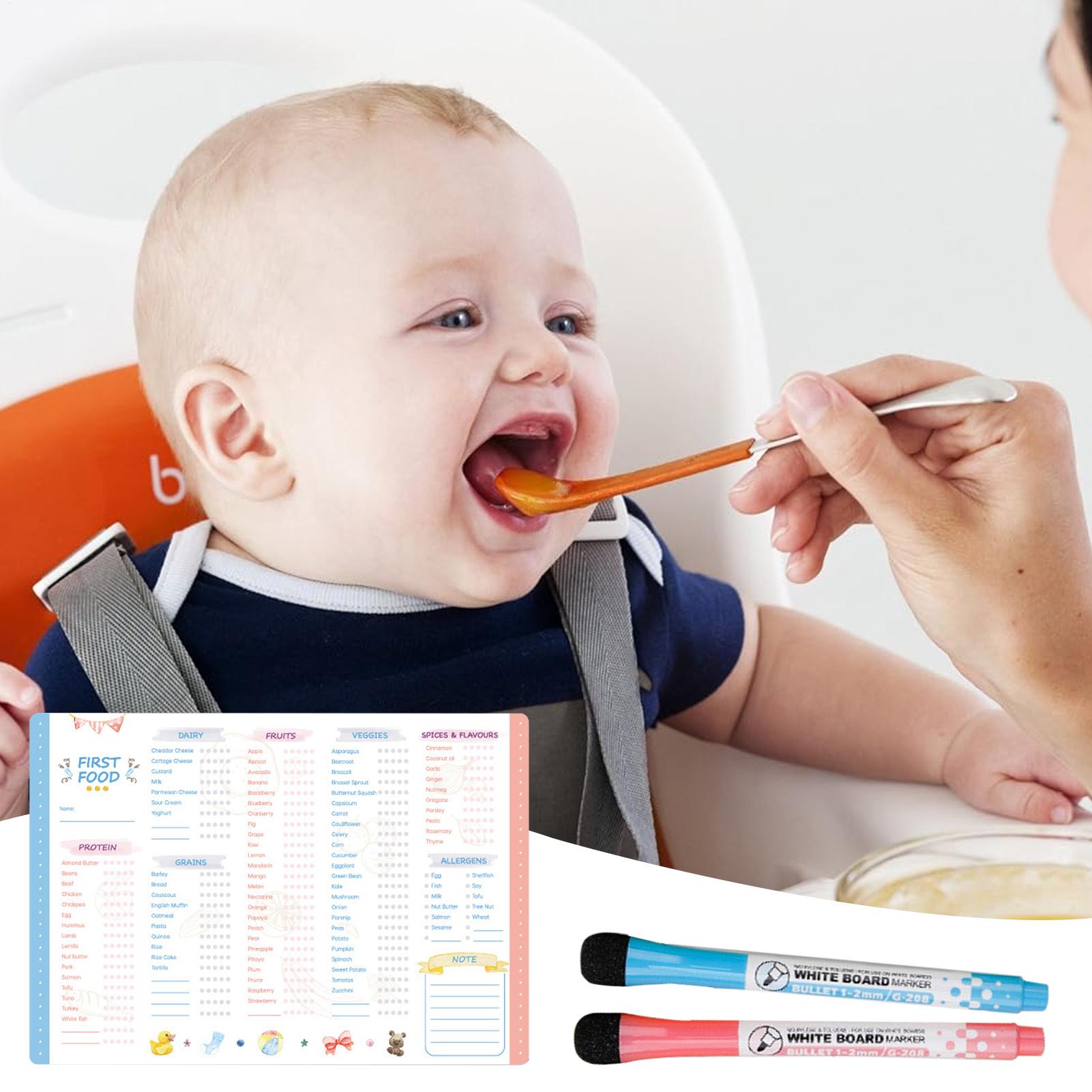 قائمة مغناطيسية لطعام الأطفال  - مراجعة Baby Food Schedule وسعره
