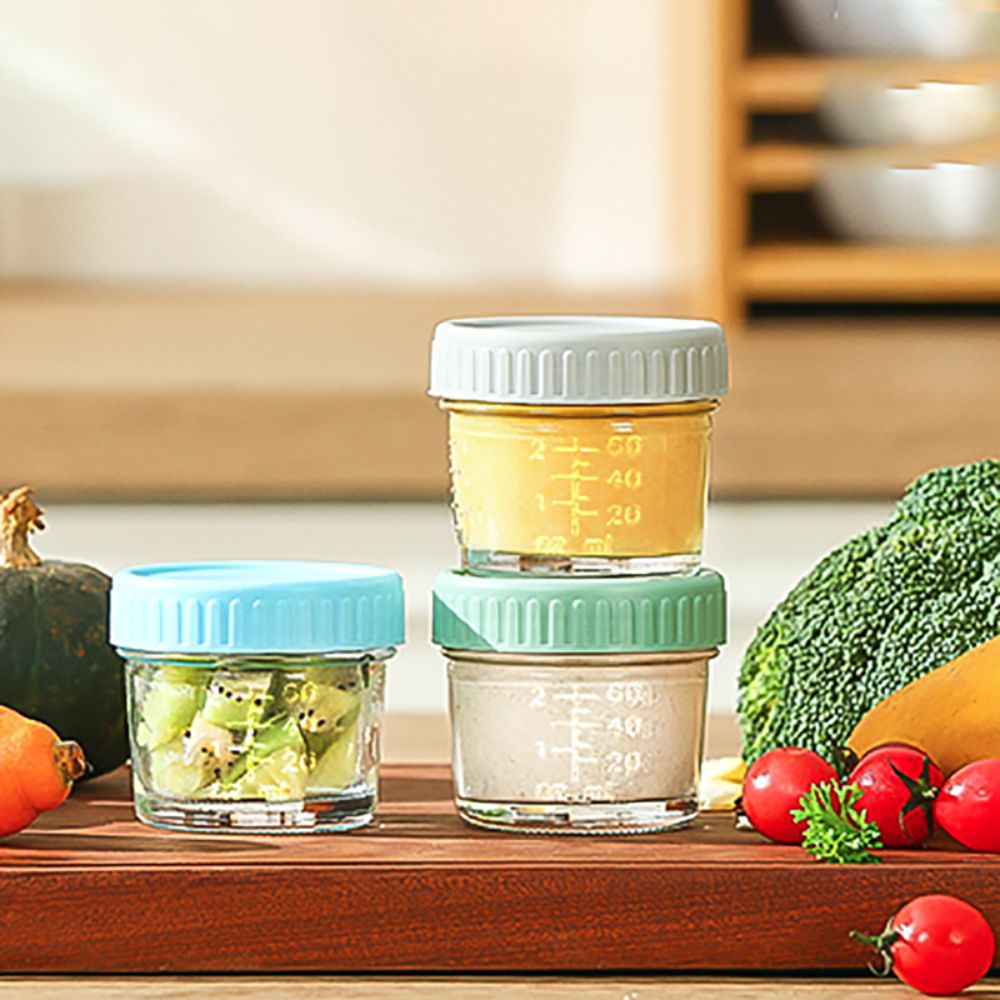 6 قطعة برطمان طعام للأطفال زجا - مراجعة Baby Food Jars وسعره