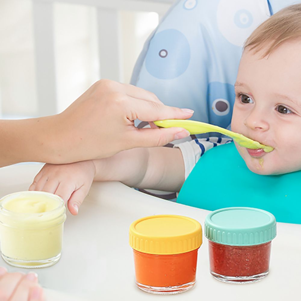 6 قطعة برطمان طعام للأطفال زجا - مراجعة Baby Food Jars وسعره