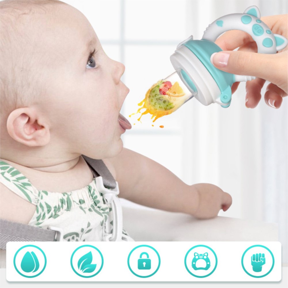 مغذي طعام طازج من السيليكون لل - مراجعة Baby Food Guide وسعره