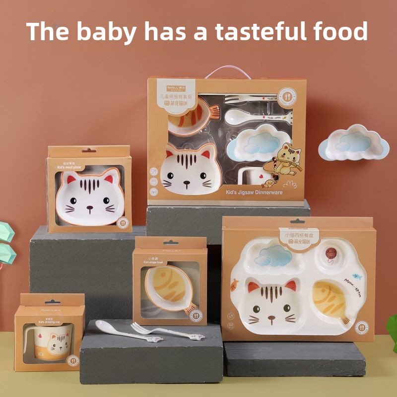 مجموعة علب هدايا أدوات مائدة ل - مراجعة Baby Food Kitten وسعره