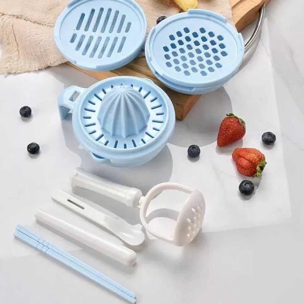 وعاء طحن أغذية الأطفال بلون مو - مراجعة Baby Food Grater وسعره