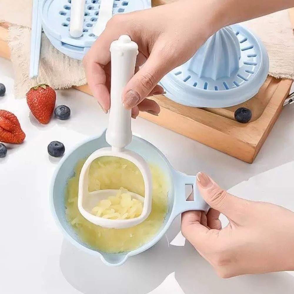 وعاء طحن أغذية الأطفال بلون مو - مراجعة Baby Food Grater وسعره